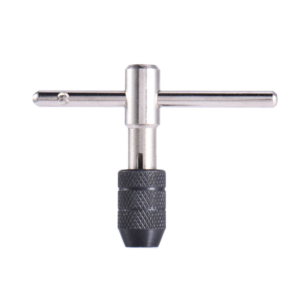 

1pcs T-handle Reversible Single Tap Wrench Tapping Threading Tool M3-M8 M3-M6 1/8-1/4 Screwdriver Tap Holder Hand Tool