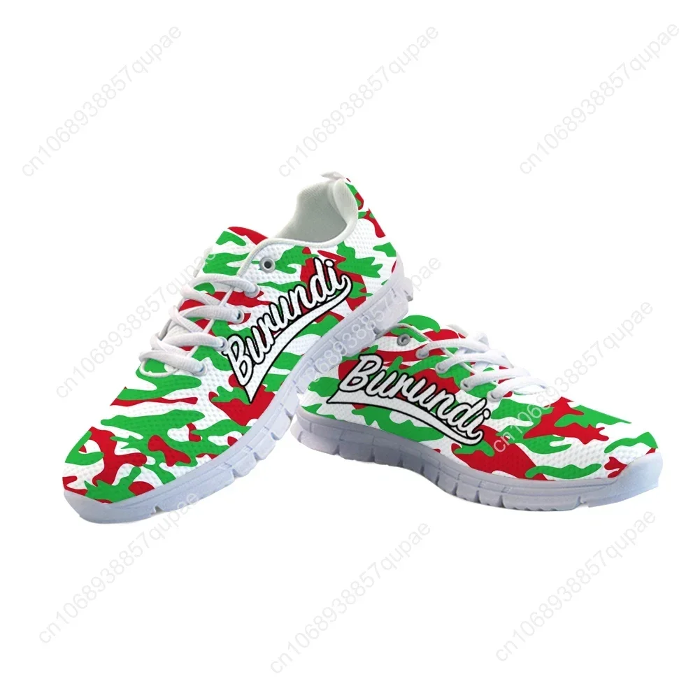 Burundi Youth Free Custom Made Name Number Bdi Country Nation Flag Bi French Burundian Print Photo Logo Mesh Casual Shoes