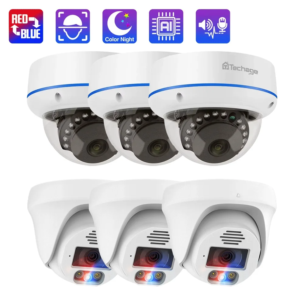Techage 4MP / 5MP / 8MP сетевая камера для домашней безопасности ...