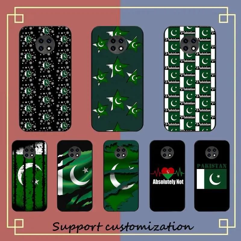 

Pakistan Flag Phone Case for Redmi 5 6 7 8 9 A 5plus K20 4X S2 GO 6 K30 pro
