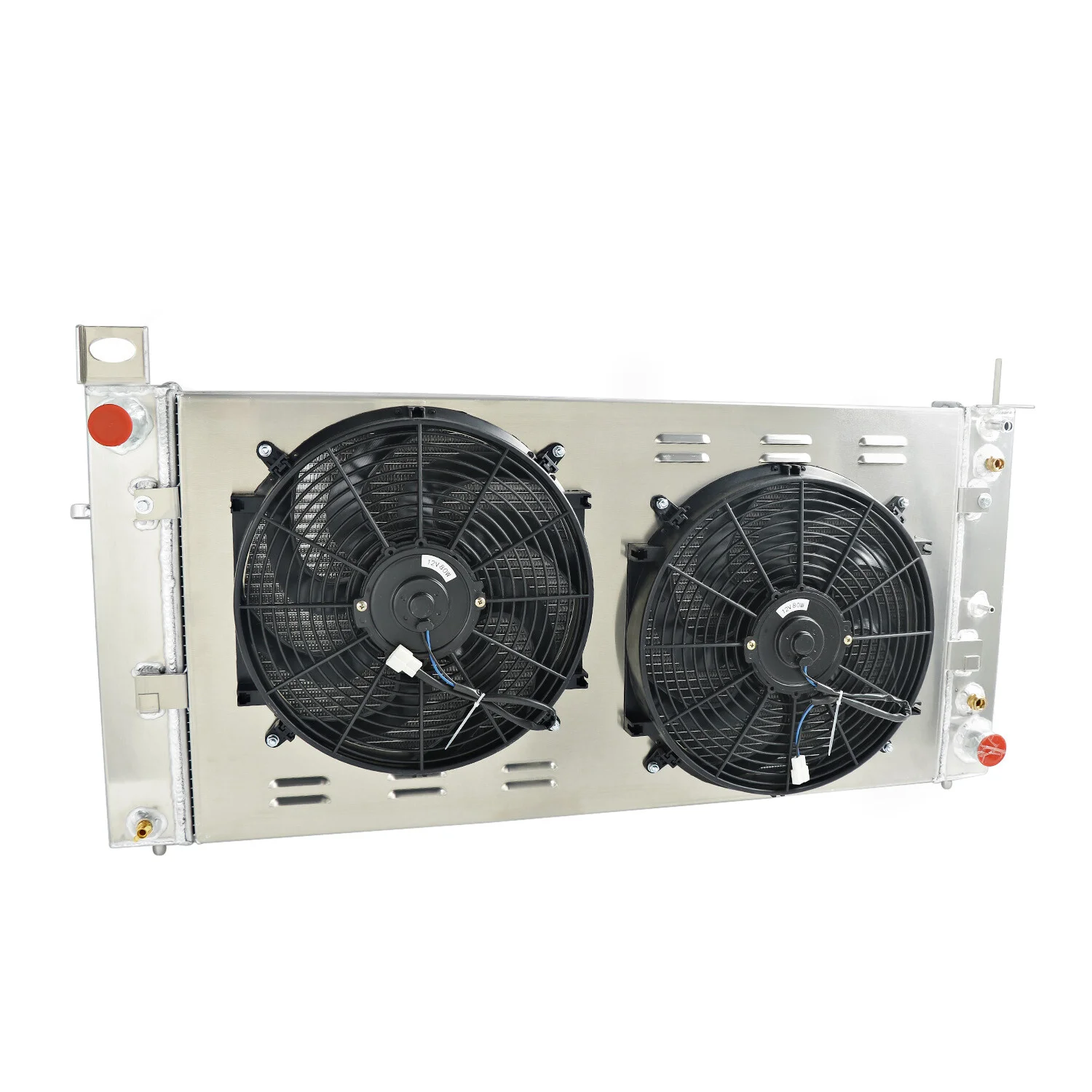 

3 Row Radiator Shroud Fan For Chevy Silverado Suburban GMC Yukon 1500 2500 6.0L