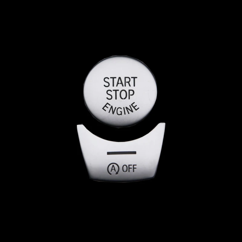 

Car styling Chrome Interior ENGINE START STOP switch button Covers Trim Stickers for BMW 5 / 6 / 7 series F10 GT F07 F chassis