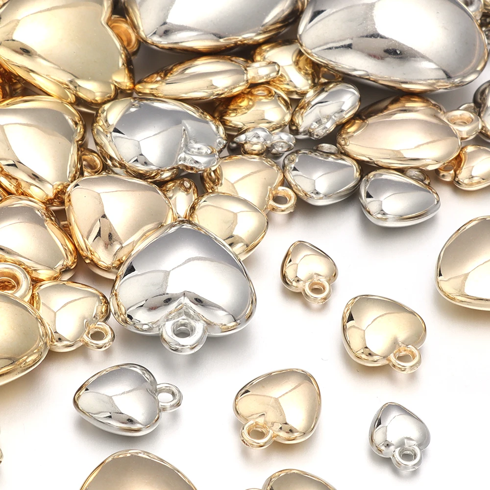 20 шт./партия подвески в форме сердца