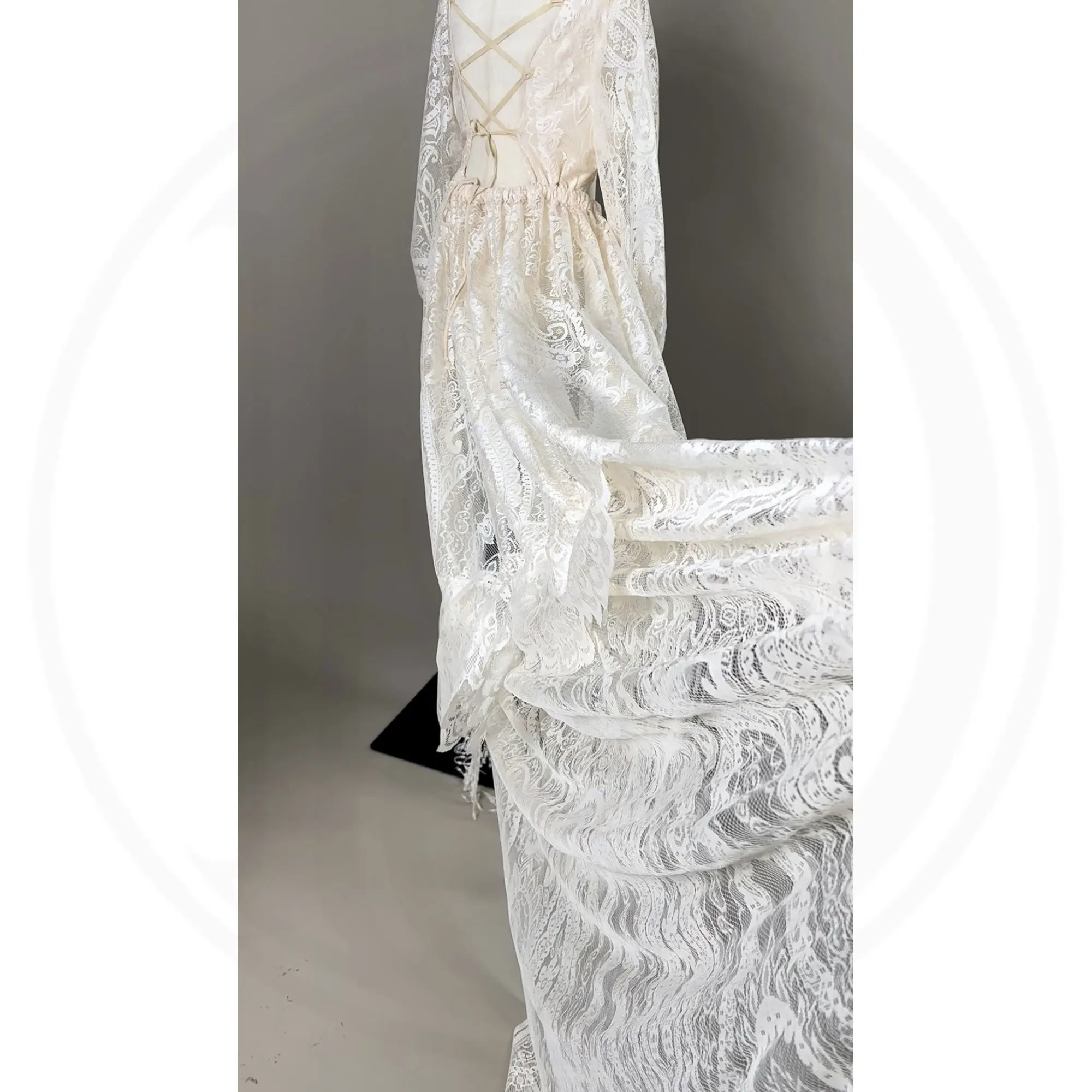 Don &amp Judy богемное кружевное платье с кисточками для беременных длинными рукавами