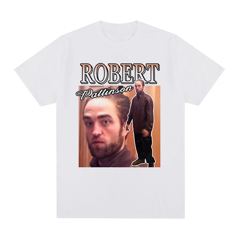 

Robert Pattinson Standing Meme Funny t-shirt Vintage Rob Cotton Men T shirt New TEE TSHIRT Womens tops