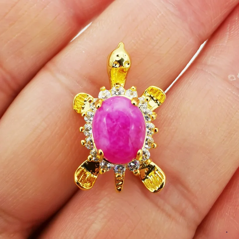 1 шт. ожерелье с кулоном в виде черепахи 10 х8 мм |