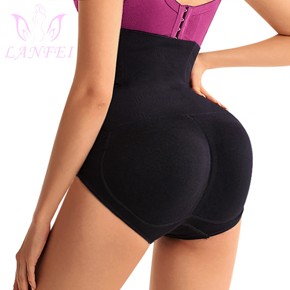 

LANFEI трусики для увеличения бедер Бесшовные женские Формирователи для тела трусики пуш-ап формирователь нижнее белье поддельные попки