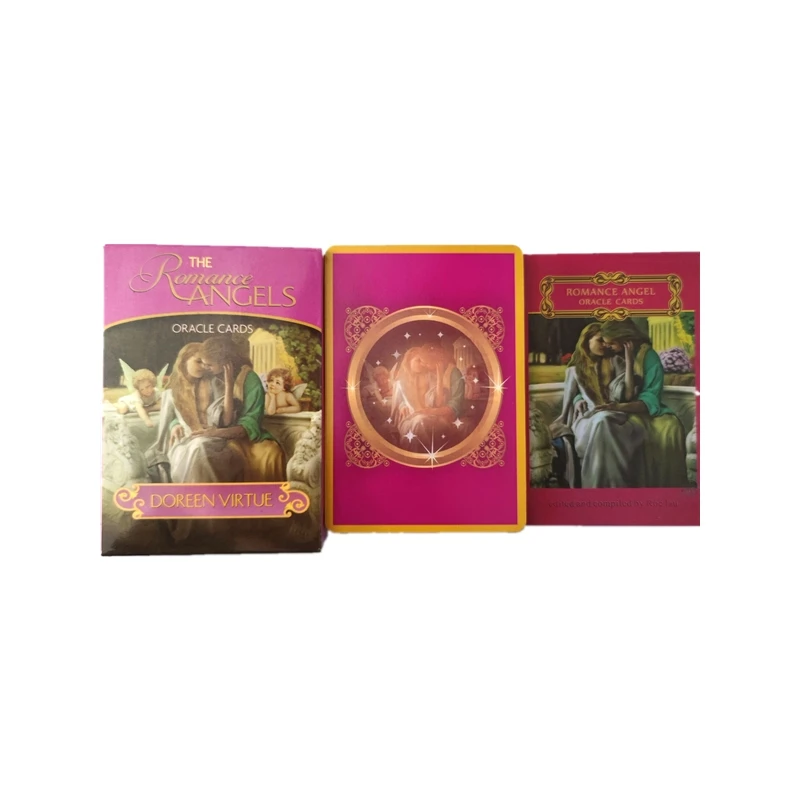 New Romance Angels Oracle Cards With The Gilded Edge 44 Cards/Set With Guidebook For Friends Party Gift Leisure Board Game