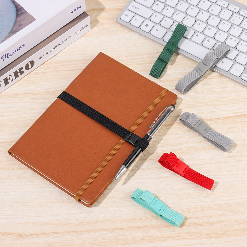 

1PC Elastic Band Pen Holder for A5/A6 Notebook Core Rope Bandage School Office Supplies Stationery Desk Organizer Accessories