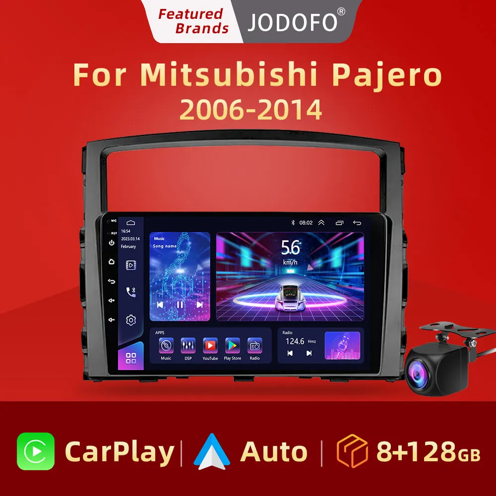 For Mitsubishi Pajero 4 2006-2014 Android 11 Car Radio Multi