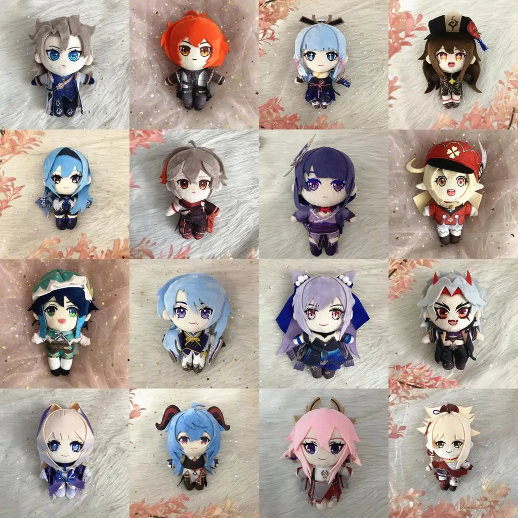 

Genshin Impact Plush Toys Arataki itto XIAO Zhongli Morax Kamisato Ayato Tartaglia Klee Barbatos Plush Doll Pillows Kids Gift