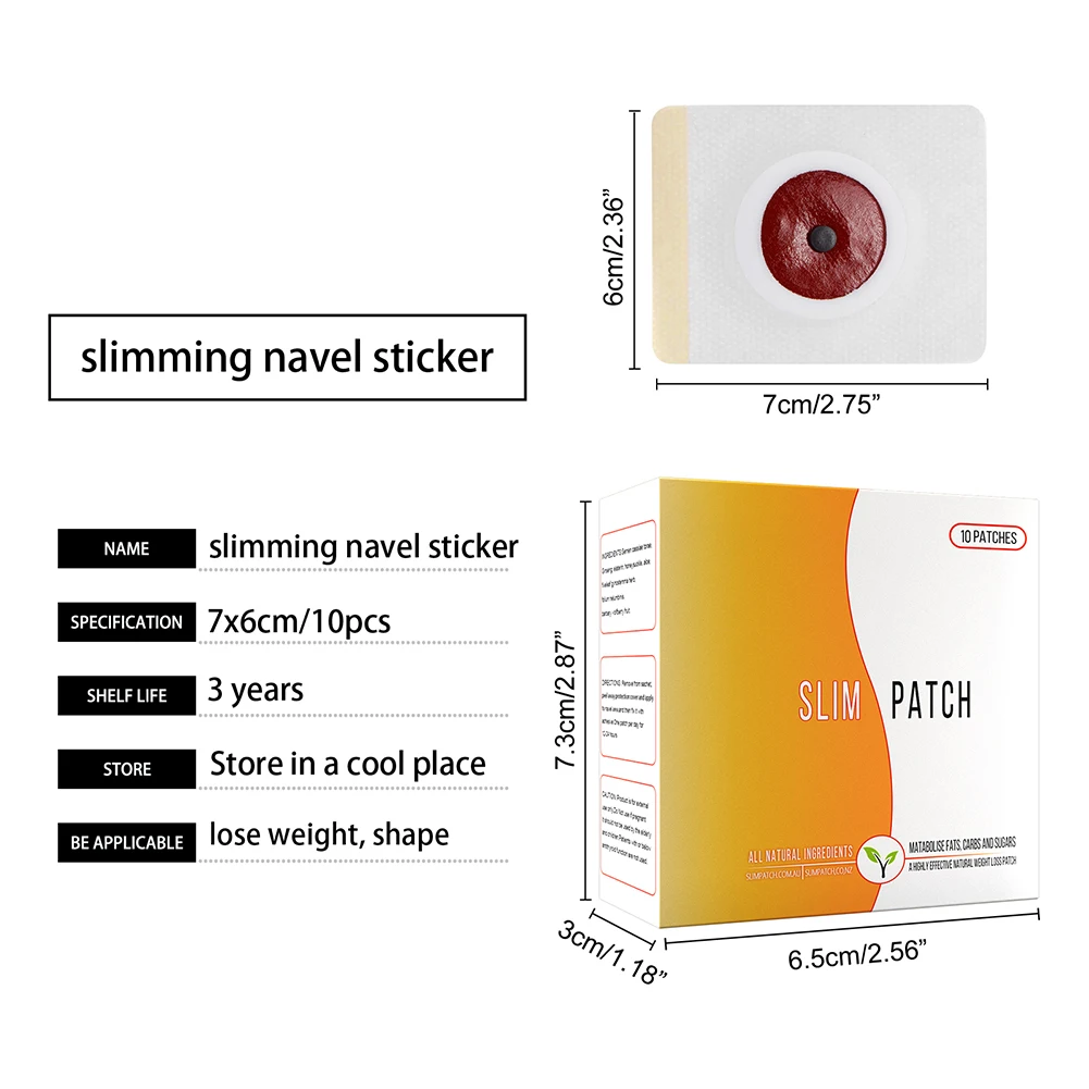 10/30 шт. Стикер для похудения пупка тонкого Детокс клея лист Эффективное сжигание