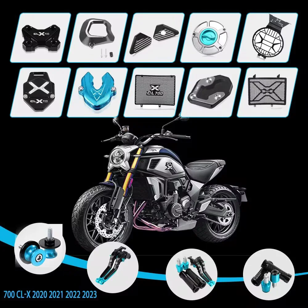 Аксессуары для 700 CLX CFMOTO CF MOTO 700CLX 700CL-X 2023 2022 2021 2020 защита радиатора рычаги тормозной