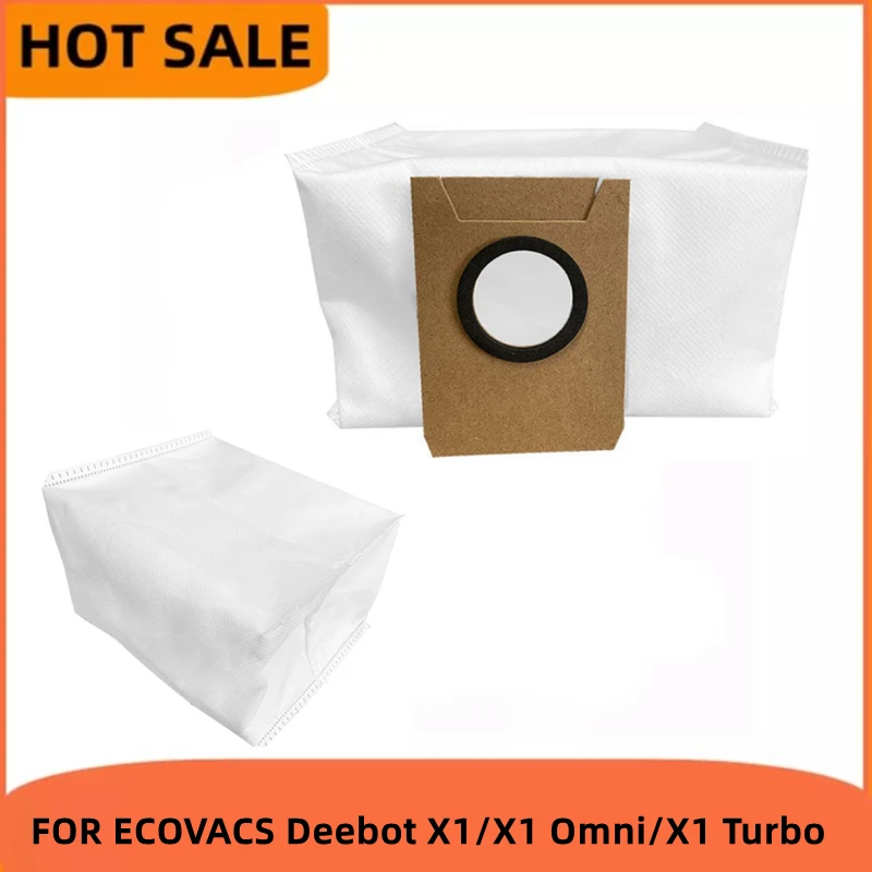 

Для ECOVACS Deebot X1/X1 Omni/X1 TURBO, мусорный мешок, грязные мешки, пылесборник, запасные аксессуары, робот