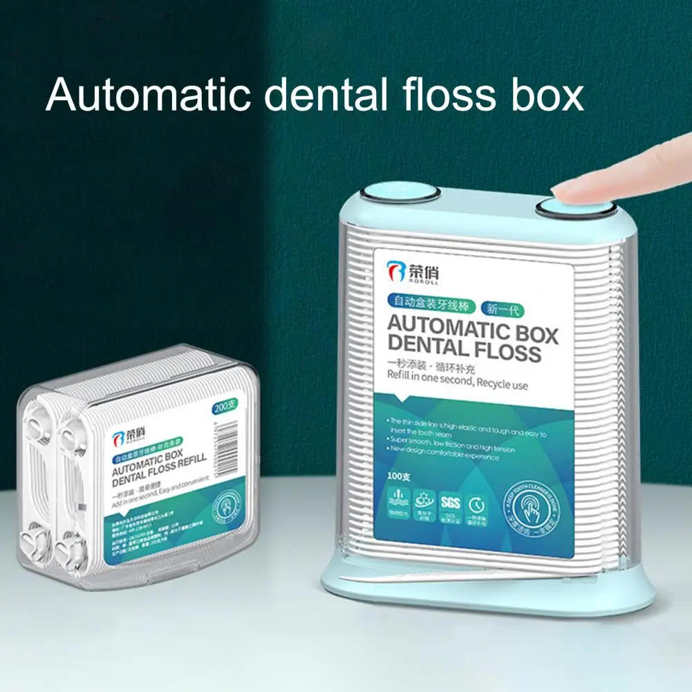 

1 Set Dental Floss Box Dust-proof Dental Floss Disposable Useful Dental Floss Storage Box Oral Care Tool for Bathroom