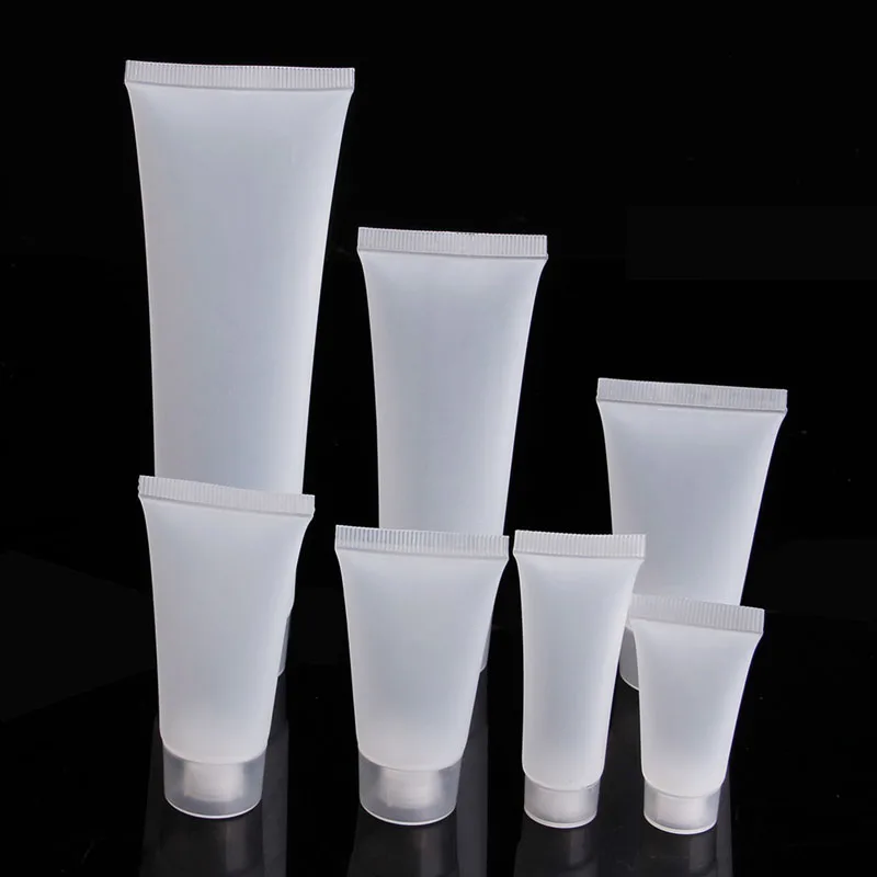 

1pc Polish Empty Clear Tube Cosmetic Cream Lotion Container Makeup Bottle New