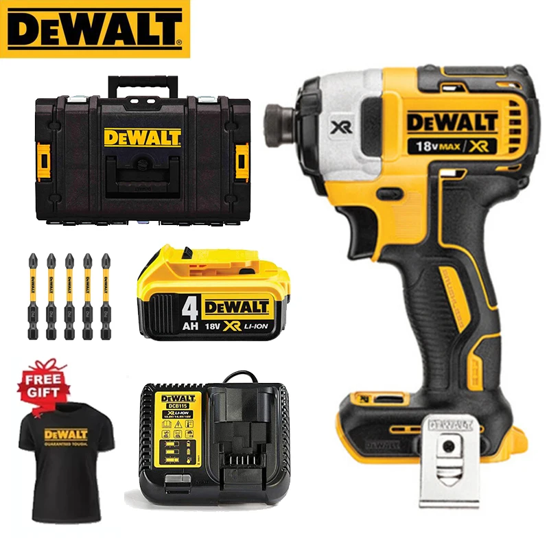 Dewalt беспроводная ударная отвертка DCF887 18 в электрическая дрель с литий-ионным