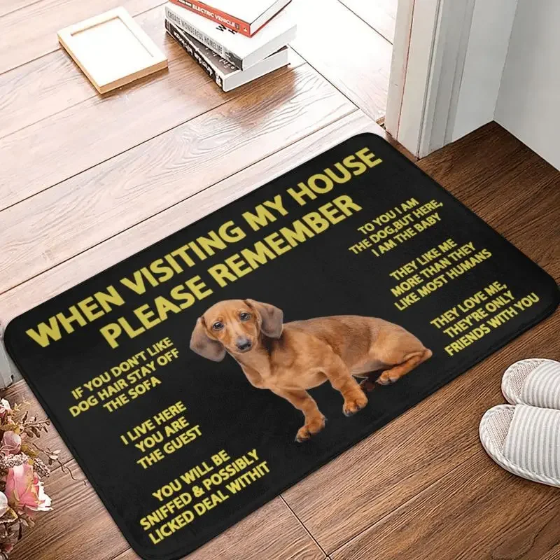 

Напольный Противоскользящий коврик Dachshund для ванной и кухни