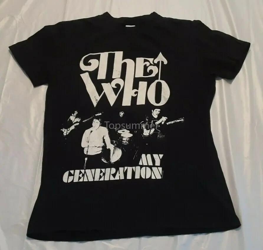 

The Who My Generation Band Shirt (Size - Medium) Pete Townshend 100% Cotton