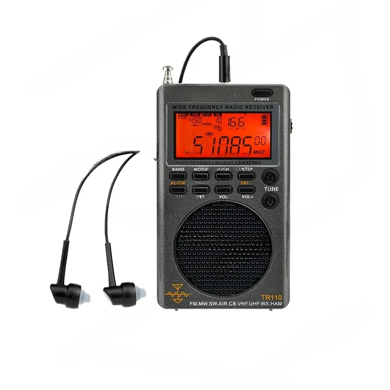 Портативный FM-приемник TR110 коротковолновые радиоприемники SSB AM FM все волны