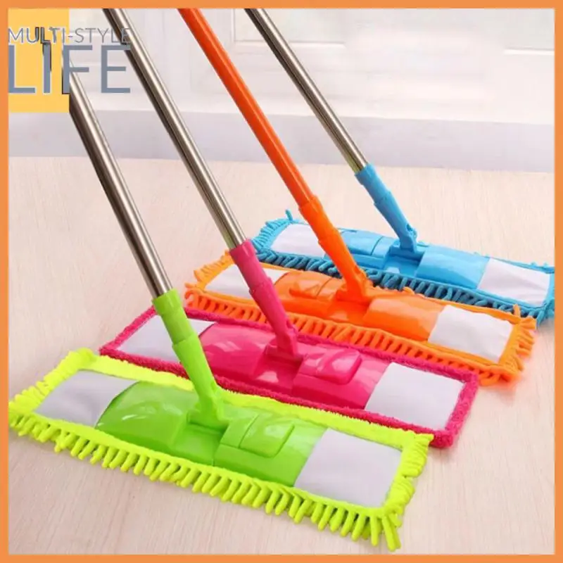 

Household 360 Degree Rotary Movable Joint Design Household Cleaning Mop Retractable Washable Microfiber Pads