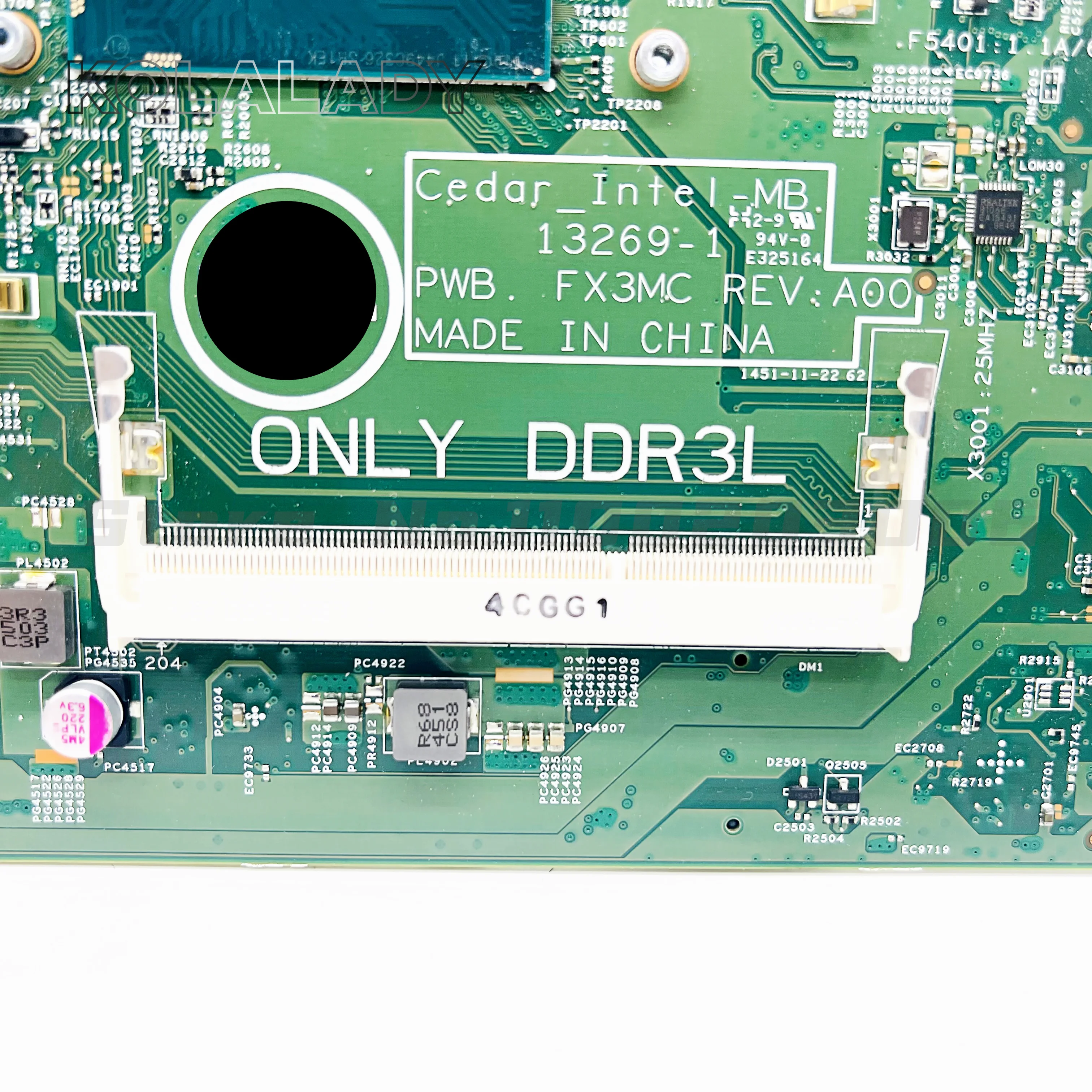 Материнская плата 13269-1 FX3MC для ноутбука DELL Inspiron 14 3543 3443 3542 3442 материнская с