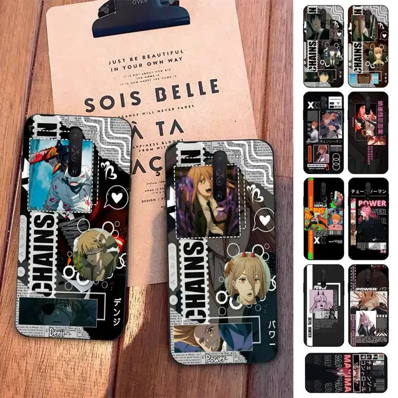 

Chainsaw Man Phone Case for Redmi 5 6 7 8 9 A 5plus K20 4X S2 GO 6 K30 pro