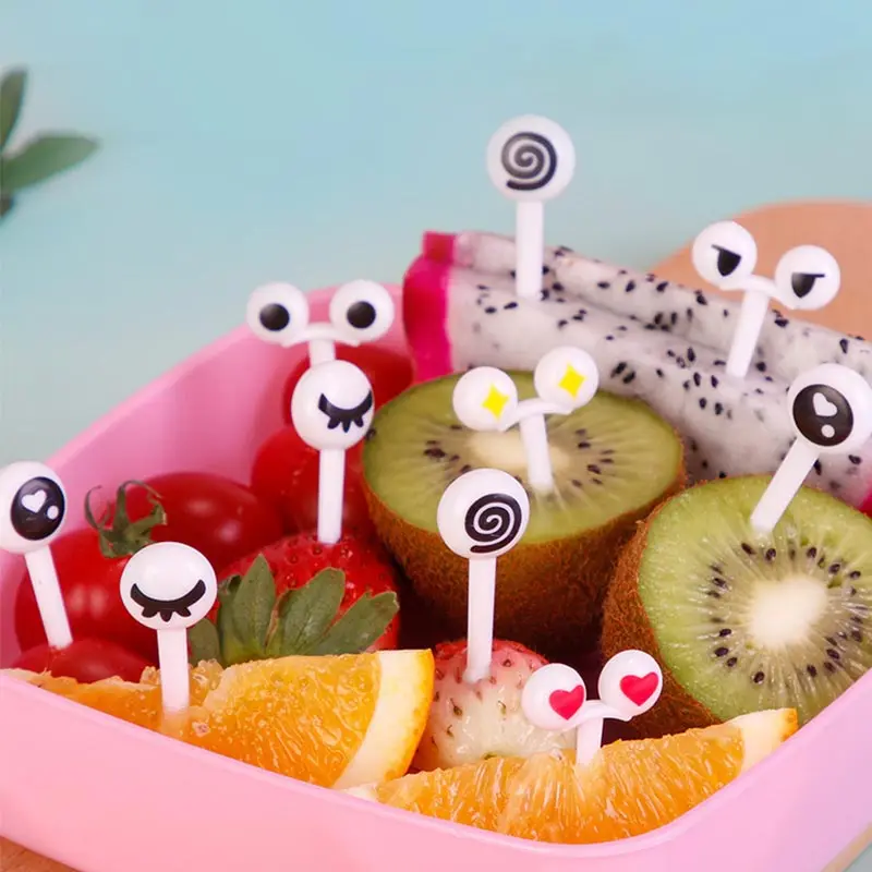 

Cute Animal Farm Dinosaur Fruit Forks Mini Cartoon Child Snack Cake Dessert Pick Toothpick Bento Lunches Party Decor Practical