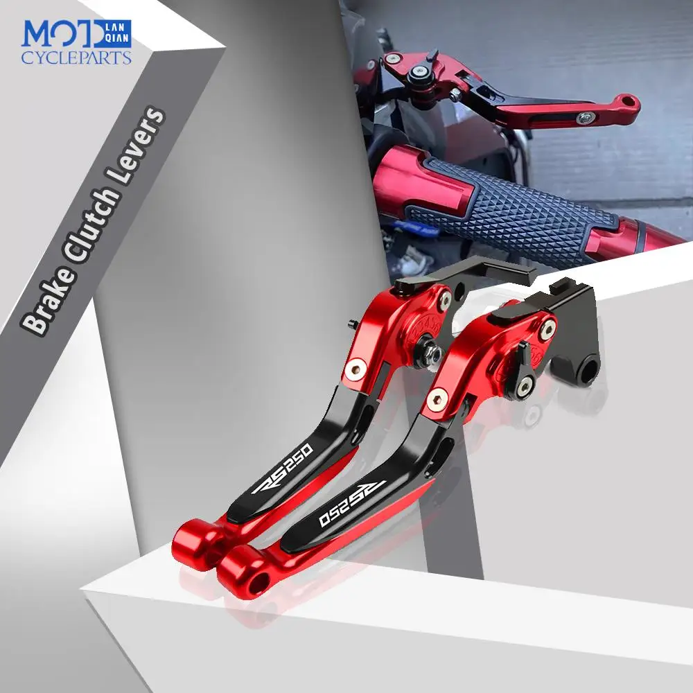 

Motorcycle Accessories For APRILIA RS250 1998-2003 2002 2001 2000 1999 Foldable Extendable Brake Clutch Levers Handlebar Grip