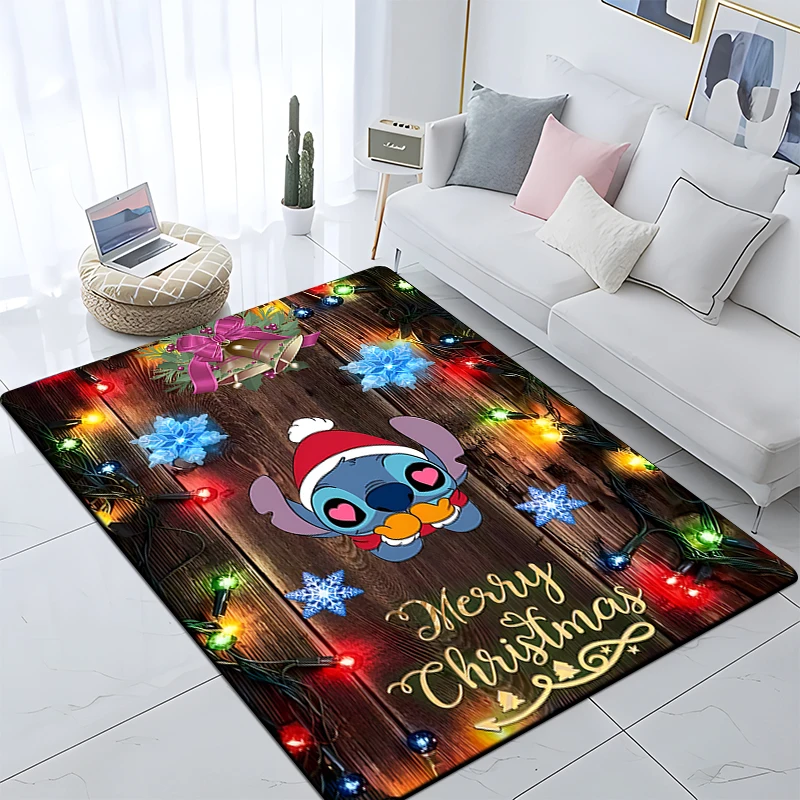 

Star stitch Rugs Fashion 3D printing Anime mat Cartoon Living room Bedroom Large area soft Carpet Home Children's room floor Mat