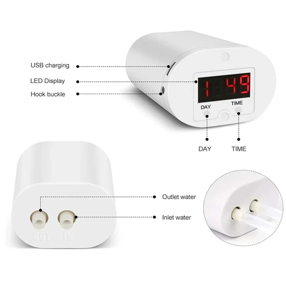 Набор для самополива с 2-8 насадками умная система автоматического капельного