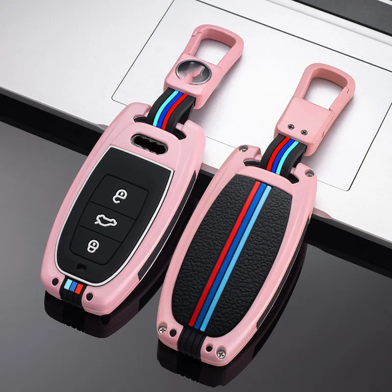 

Car Key Case Cover Key Bag For Audi a1 a3 8v a4 b8 b9 a6 a5 c7 q3 q5 q7 tt Auto Car Accessories for Girls