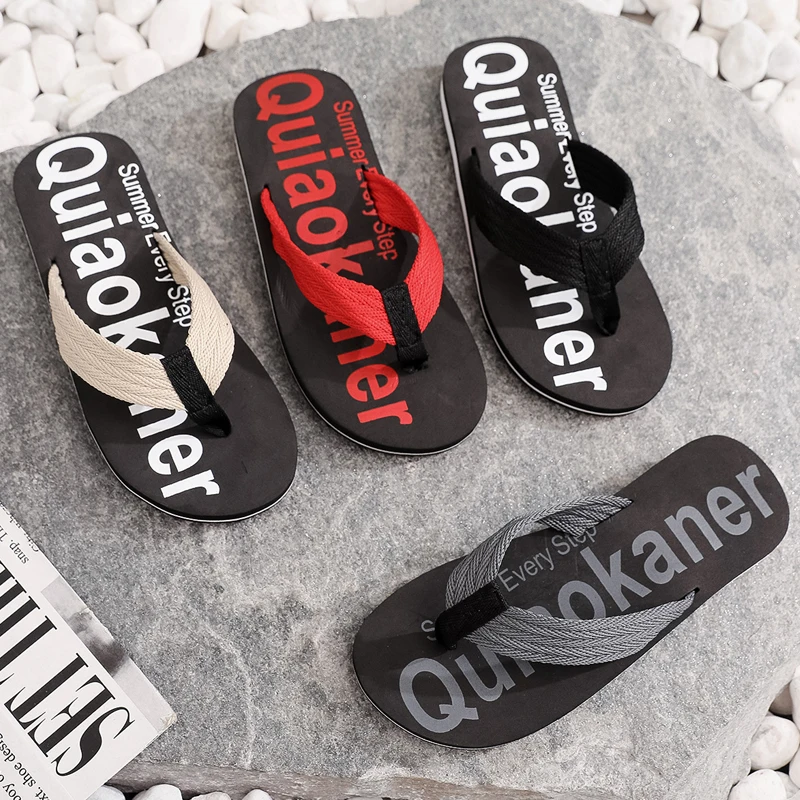 

Men Slippers Summer Breathable Beach Leisure Shoes Slip On Mens Flip Flops Lightweight Soft Unisex Slipper Zapatillas Hombre