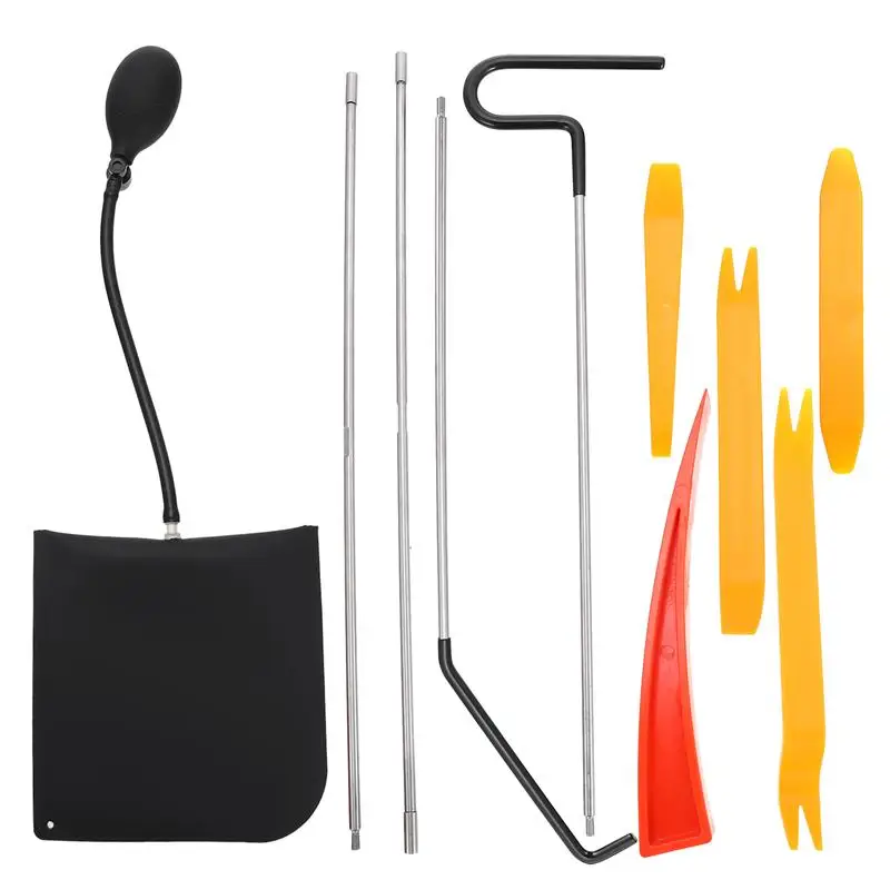 

1 Set 10 Pcs Dent Removal Rods Set Dent Repair Tools Hail Damage Repair Kit