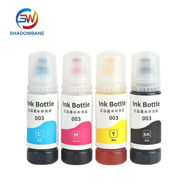 

Ink for Epson L3150 for EcoTank Printer L1110/L3110/L3111/L3150/L5190 003 Dye Inks Compatible Continuous Jet Ink Cartridge