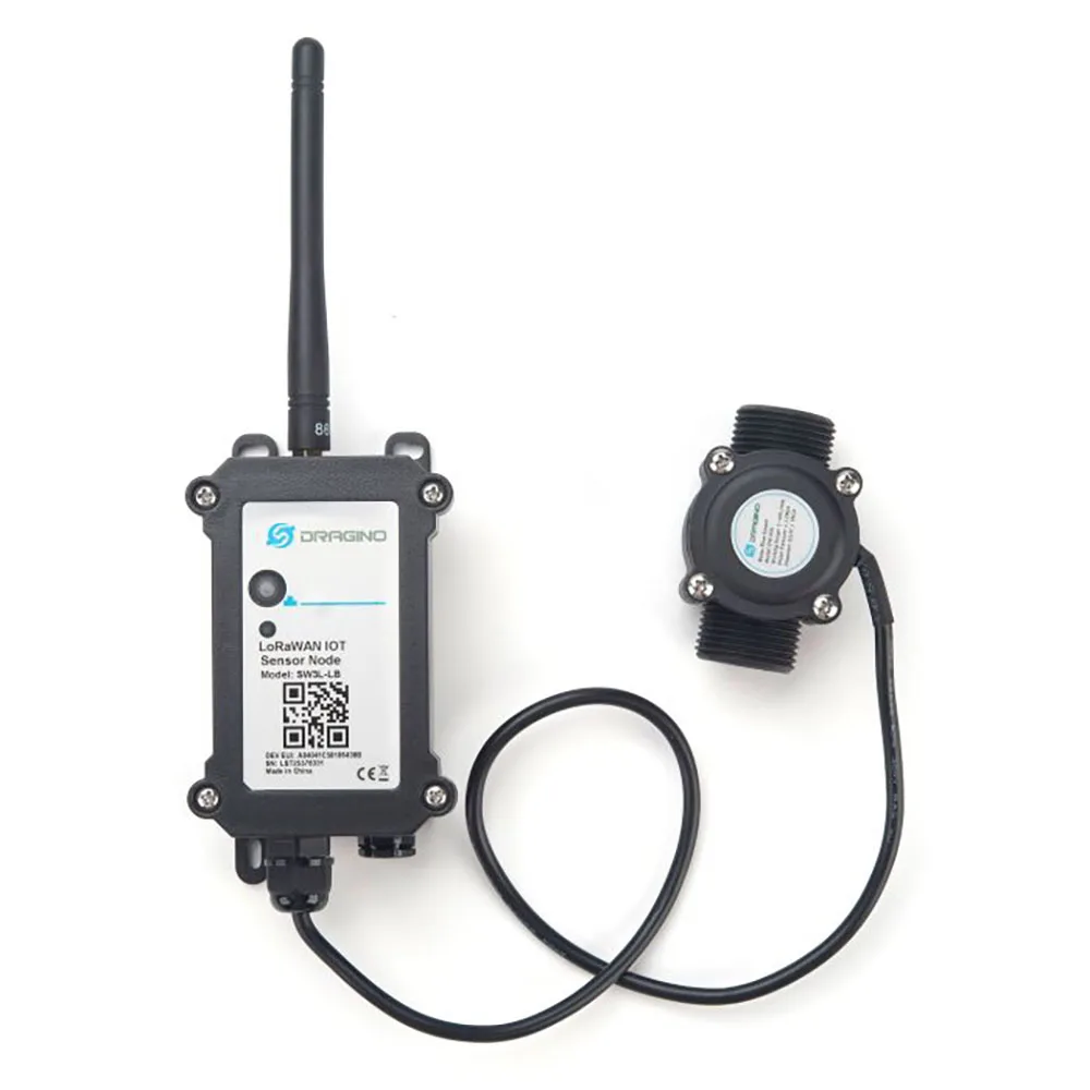 Фото Dragino SW3L-LB SW3L-LS LoRaWAN Открытый датчик расхода, датчик счетчика воды, умный Lorawan, солнечный датчик воды Lorawan, узел №2