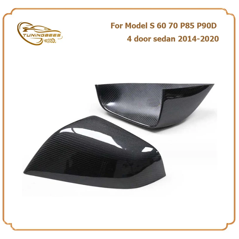 Стайлинг углеродное волокно задний вид для Tesla Model S 60 70 P85 P90D 4-дверный седан 14 15 16 17