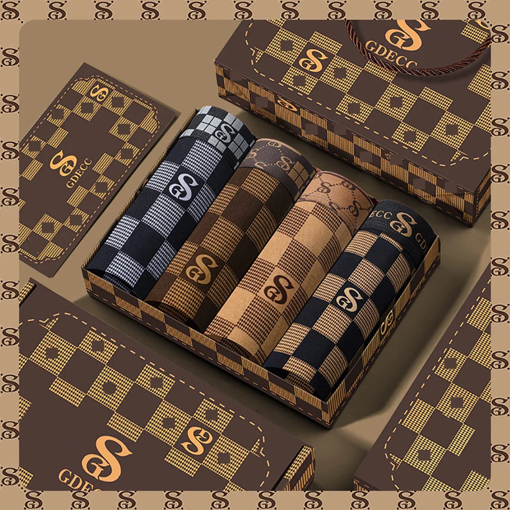 Men's Underwear Graphene 3A Antibacterial Underpants Pure Cotton Men Boxer Shorts Moisture Absorbent Elastic Cotton Men's Pantie