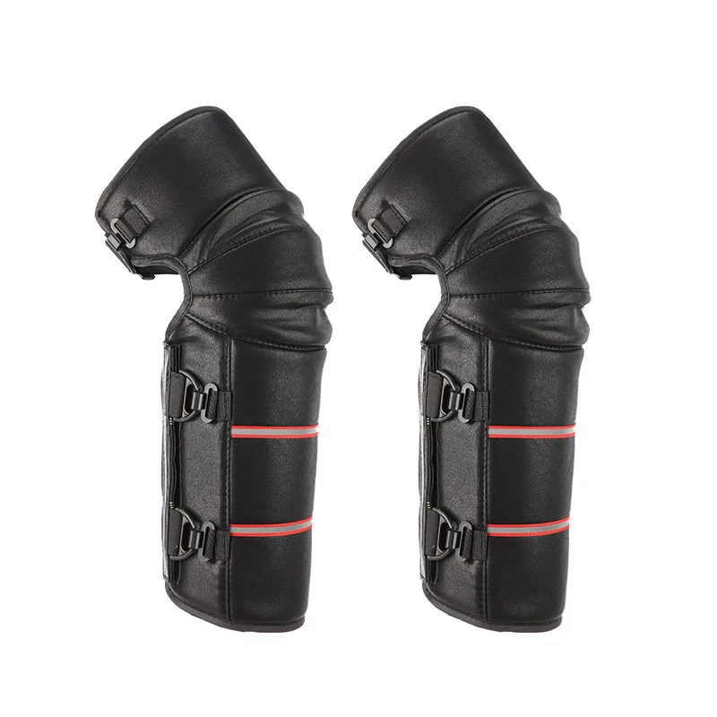 

Electric Motorcycle Knee Pads In Autumn and Winter Long Men and Women Riding Cold Proof and Warm Pu Wind Proof Knee Pads