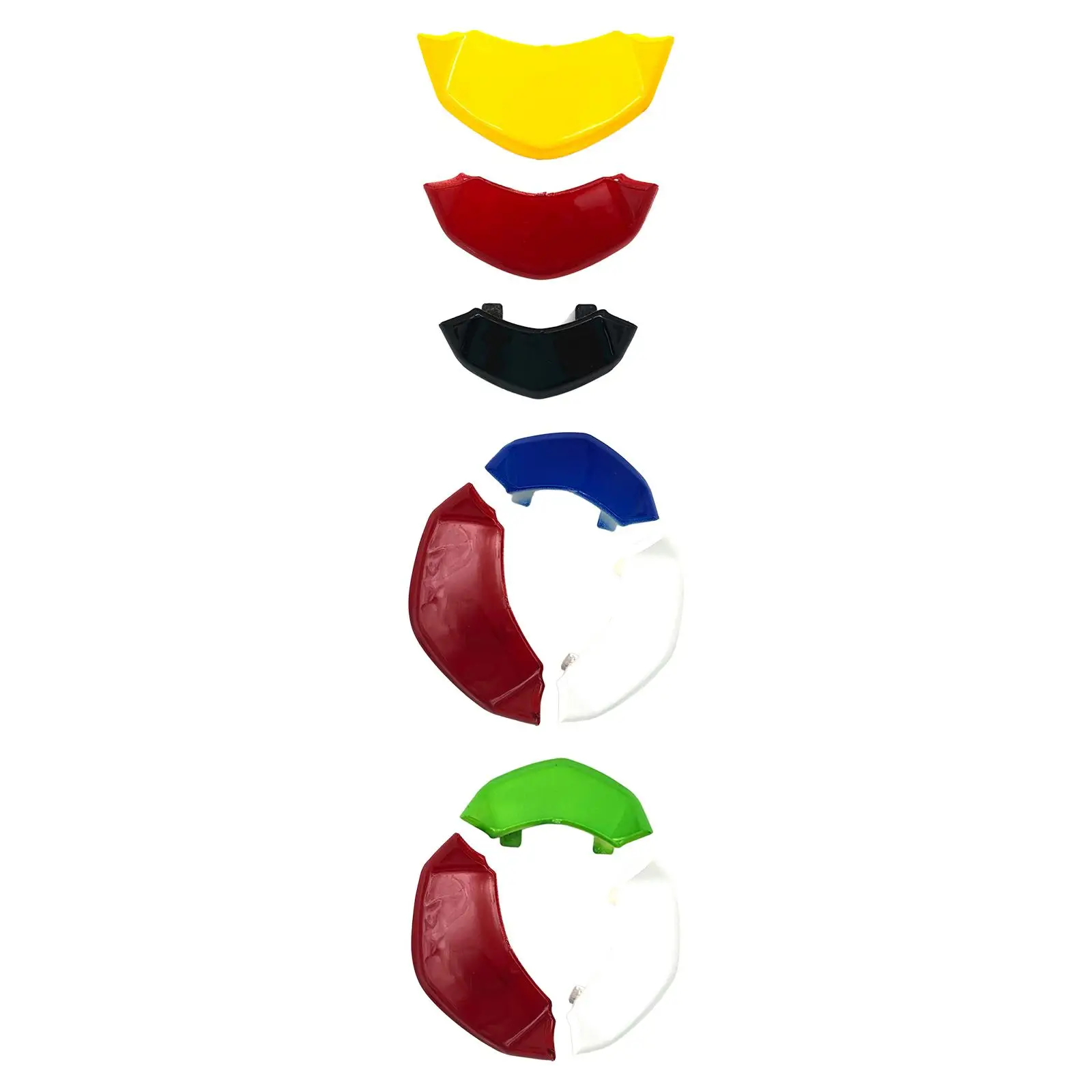 

3x Motorcycle Front Triangle Decoration Cover for Piaggio Vespa Primavera