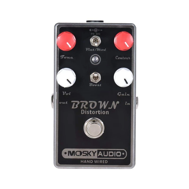 Guitar accessories Mosky Audio guitar pedal BROWN Overdrive Distortion guitar effect pedal FX Pedal- Brown Sound