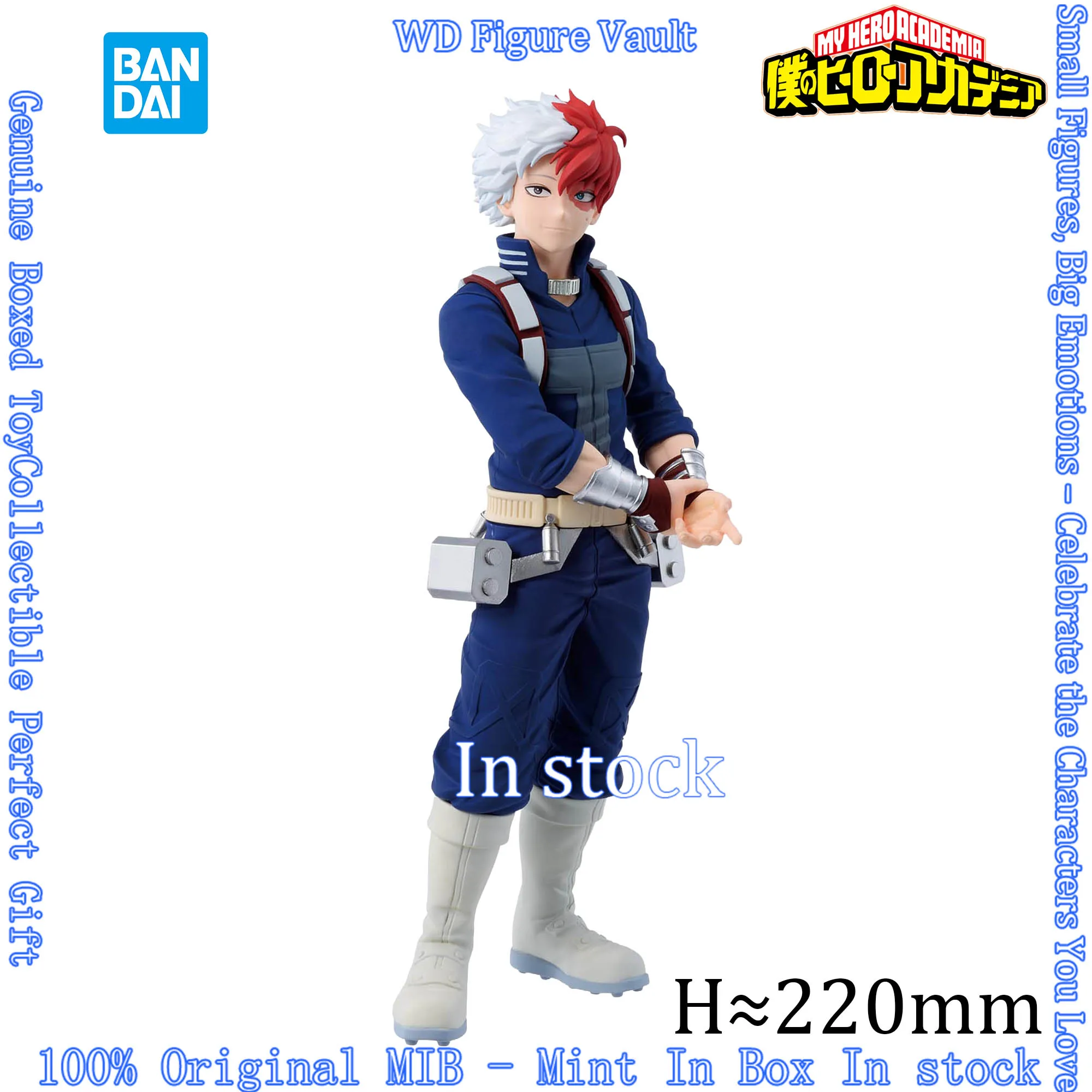 Фото В наличии: Фигурки Bandai My Hero Academia - Катсуки Бакуго, Шото Тодороки - Фигурки ПВХ TodoBaku, аниме-модели, оригинальные, в коробке, игрушка, подарок №5