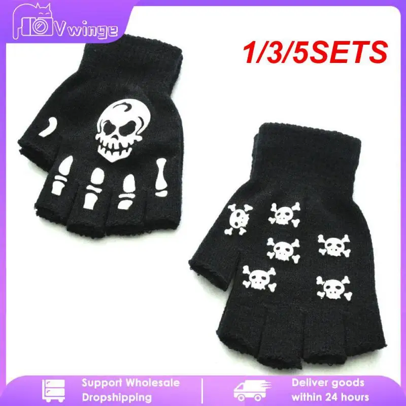 1/3/5 компл. вечерние перчатки без пальцев удобные многофункциональные аксессуары