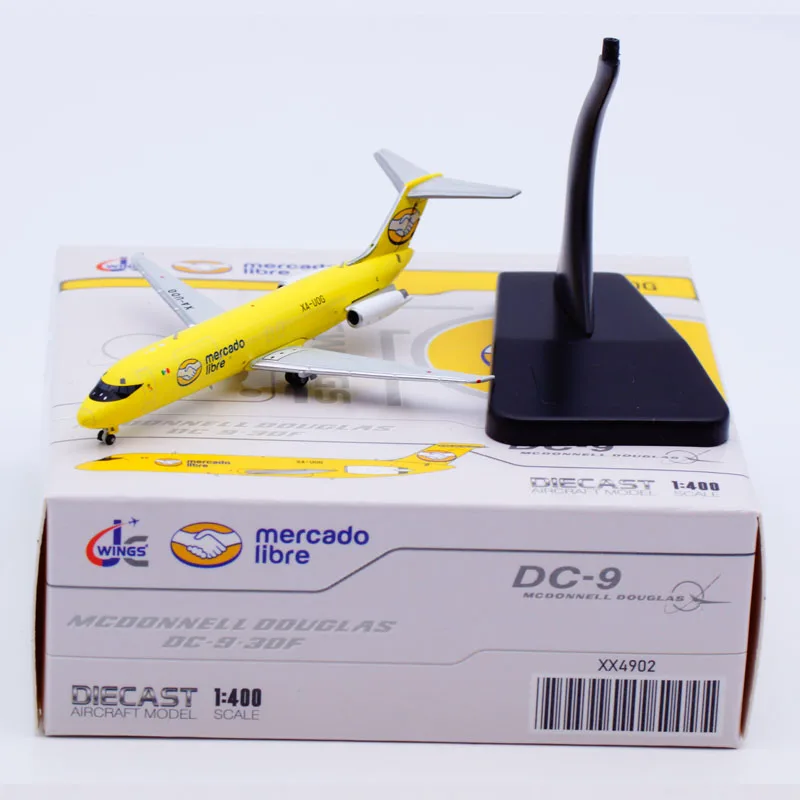 Фото XX4902 Коллекционный самолет из сплава в подарок JC Wings 1:400 Mercado Libre MCDONNELL Douglas DC-9-30F Литая под давлением модель реактивного самолета XA-UOG №1