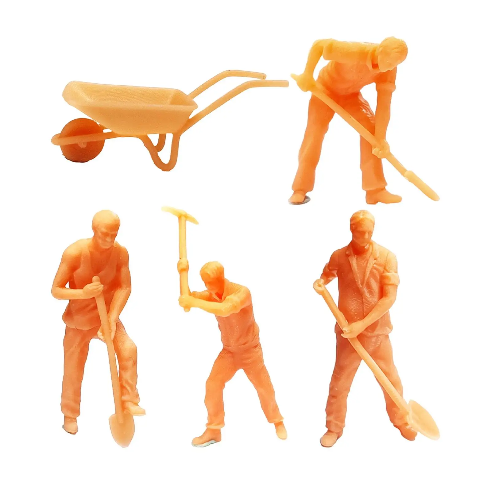 

Ручная роспись 1/64, фигурка строительной сцены, S калибр, смола для настольного декора, уличная сцена, DIY Строительные наборы, коллекционные п...