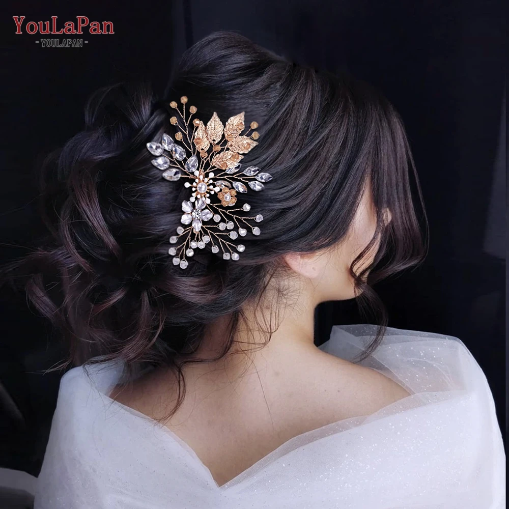Woman Comb Floral Bridal Headwear Wedding Hairpin Party Brides Hair Clips Headdresses Bridesmaid Gift