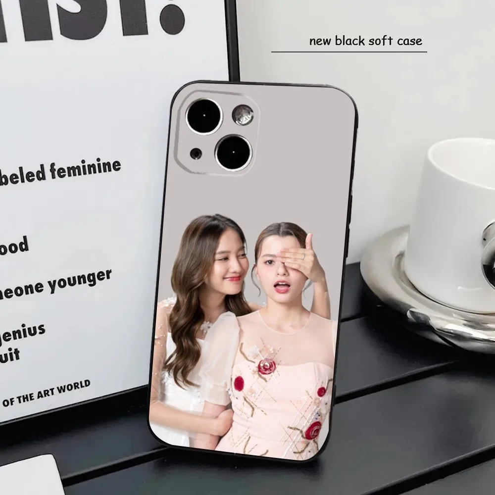 Pink T-Theory Freen Becky Phone Case For iPhone16 15 14 13 12 Mini 11 Pro XR X XS MAX 7 8 Plus Silicone Cover Soft Black