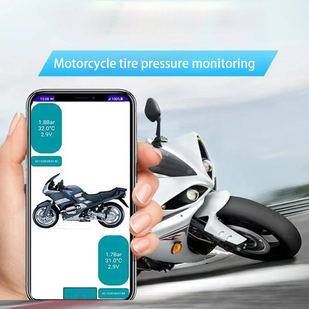 2/4 шт. система контроля безопасности в шинах приложение для мобильного телефона