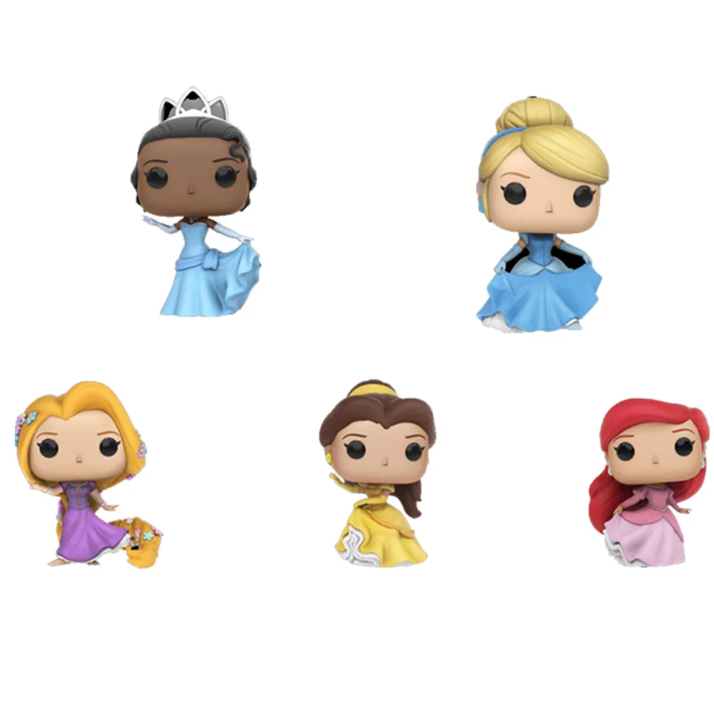 Кукла Принцесса Белль Золушка Рапунцель Тиана Ариэль виниловая экшн-фигурка