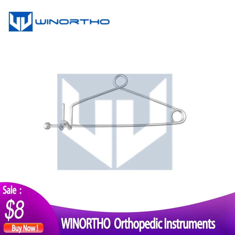 

Mayo safety pin veterinary orthopedic instruments 175mm length bone reduction forceps